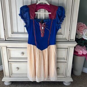 Spirit Halloween Disney Snow White Adult Halloween Cosplay Costume SZ XL New